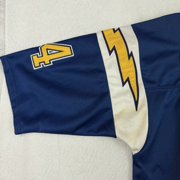 Mitchell & Ness San Diego Chargers Dan Fouts 1984 Throwback Jersey Mens 50 VTG - Picture 11 of 14